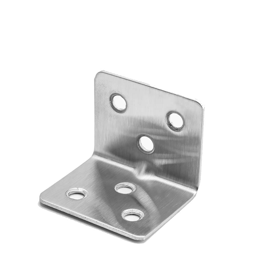 BCQLI 6 Hole Angle Code Right Angle, 32mm x 38mm x1mm Thick 4 PCS