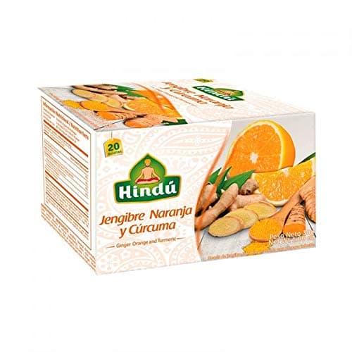 Ginger orange and tumeric tea/te de jengibre naranga y curcuma 20ct