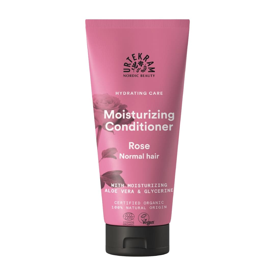 Urtekram Organic Rose Conditioner, Pink, 180 ml