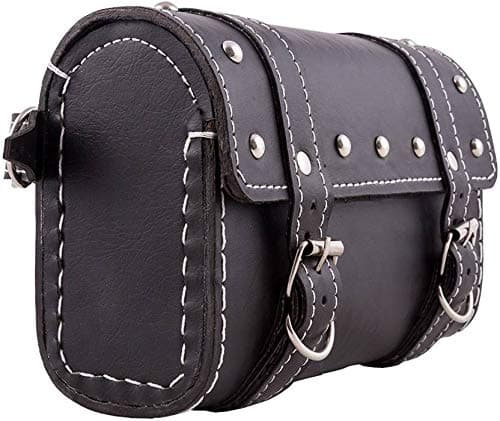 Sid Bag for Royal Enfield Classic 350/500 / / Electra/Thunderbird One-Side Bullet Beg Black/Brown