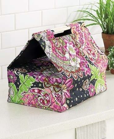 Quilted Casserole Carrier-floral