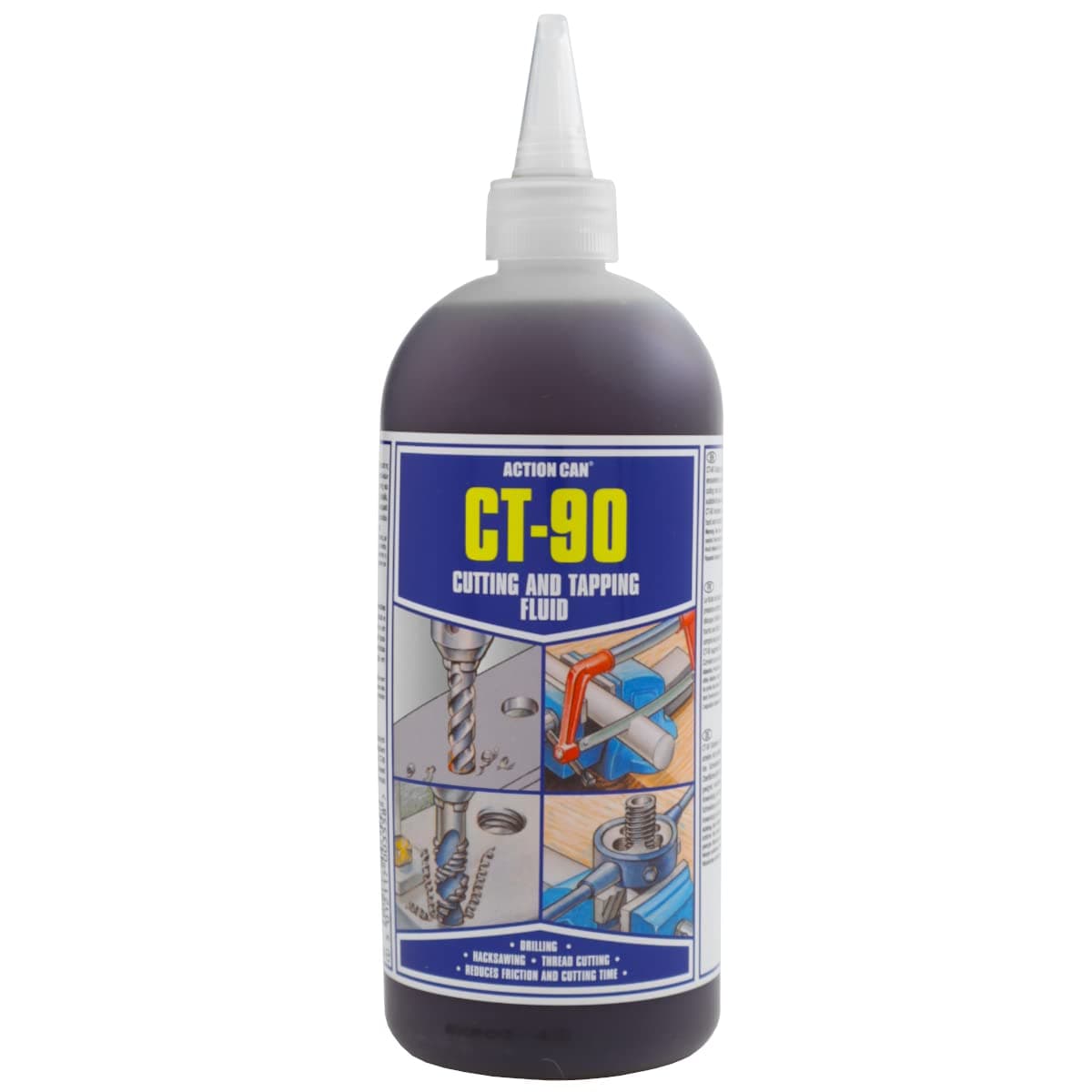 Action Can 1483 Model CT-90 Cutting and Tapping Fluid, Poly Bottle with Spout, 500 mL