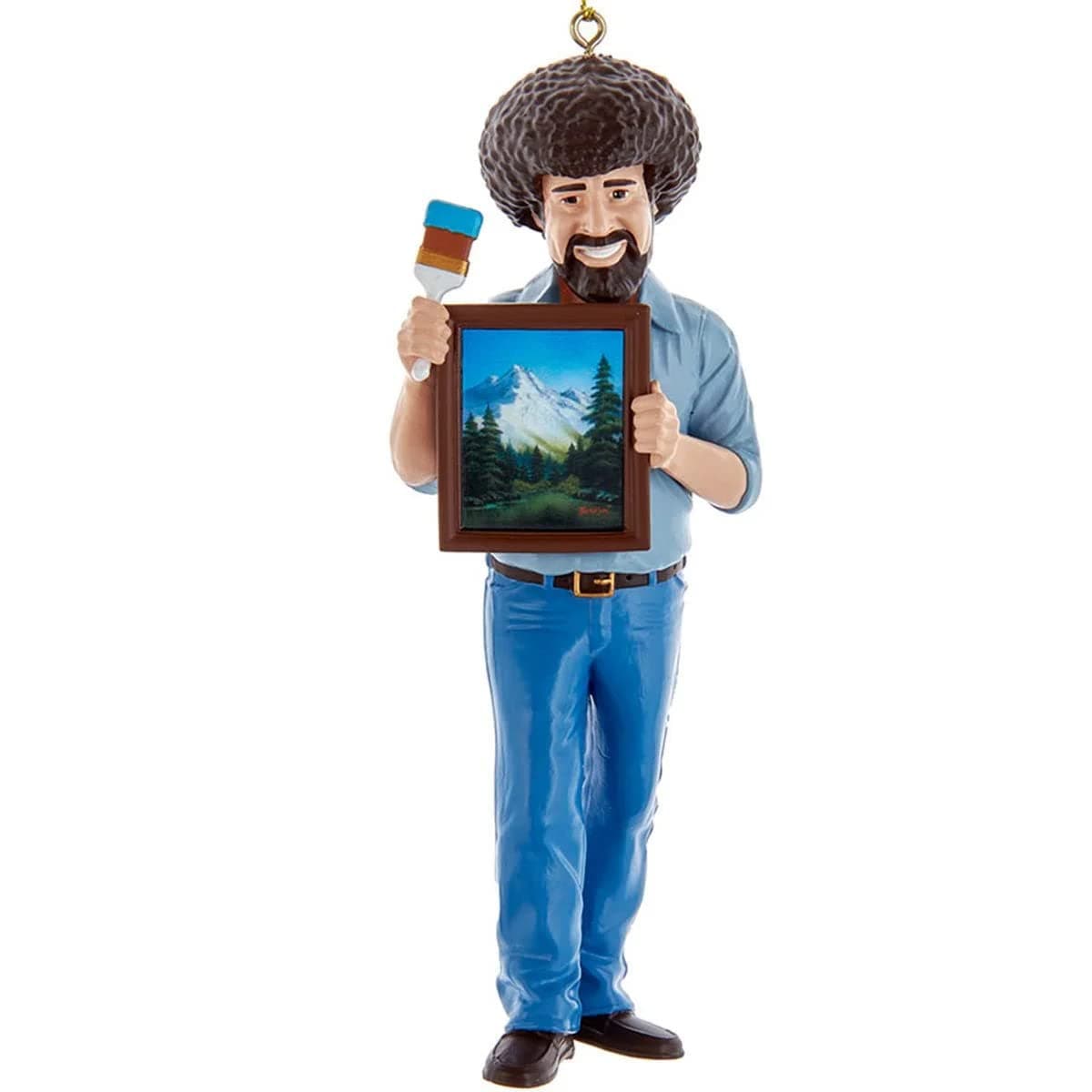Bob Ross® With Frame Painting Ornament