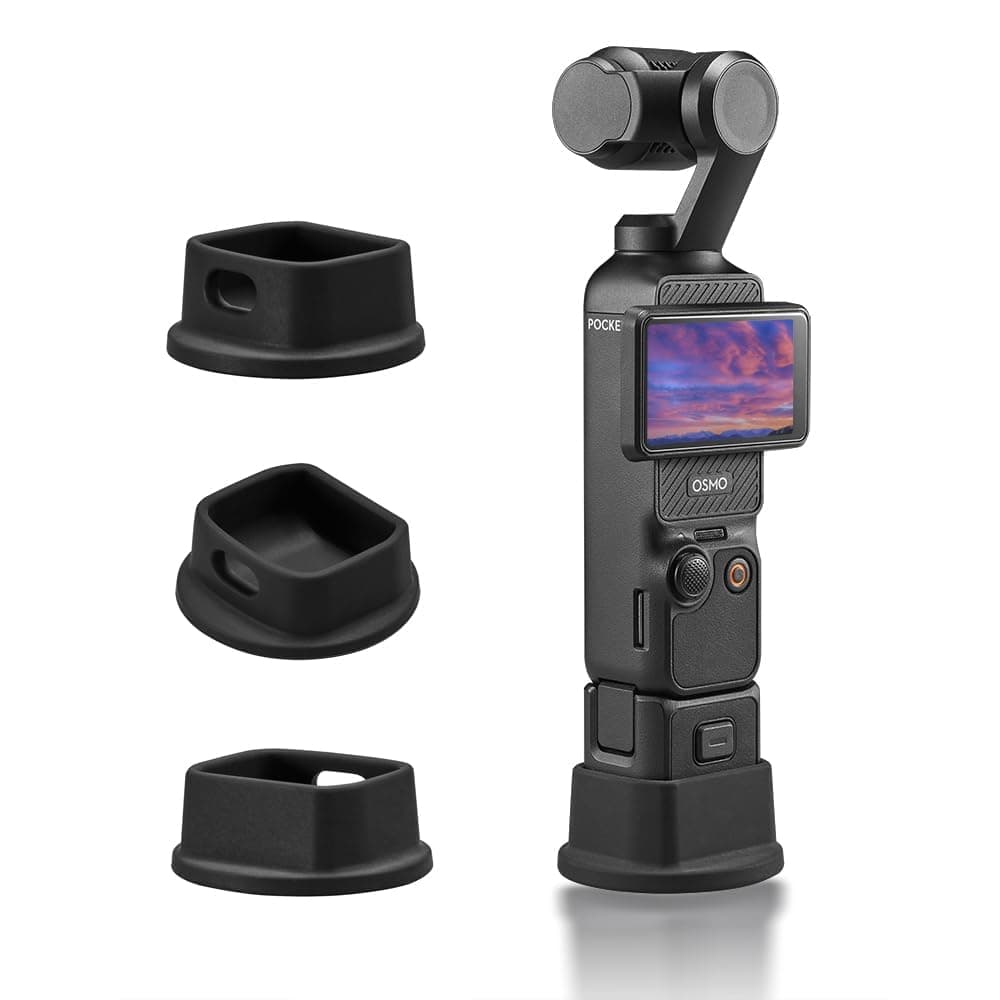 Silicone Anti-Slip Mounting Base Bracket Desktop Fixed Cradle Dock Compatible with DJI OSMO Pocket 3 Camera Adapter Accessories Parts can Stand Charging port for OSMO Pocket3