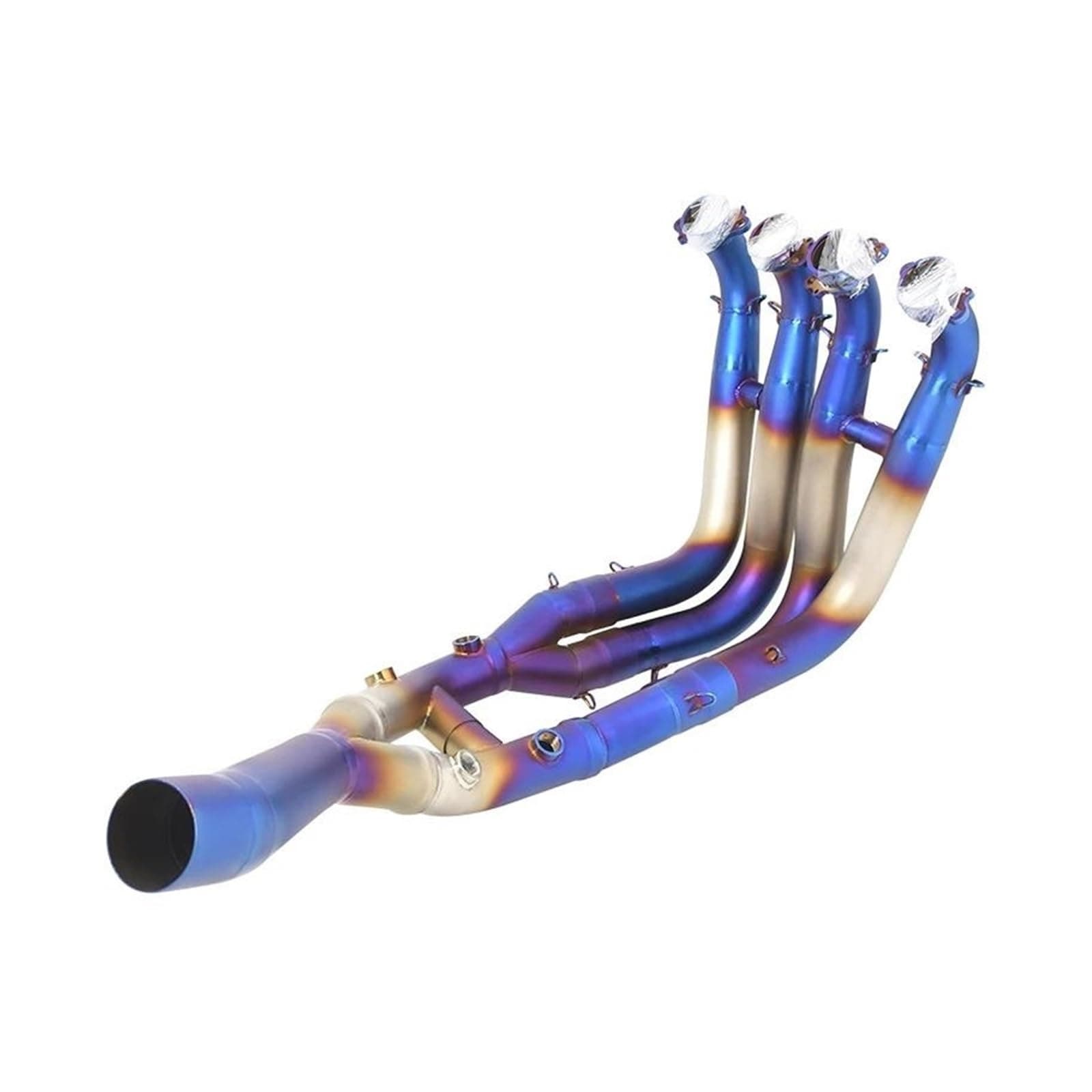 Exhaust System Slip On Motorcycle Headers Pipe Front Connector Tube For B&MW S1000RR 2019-2024 S1000R 2021-2024 Motorcycle Accessories(Stainless steel 2)