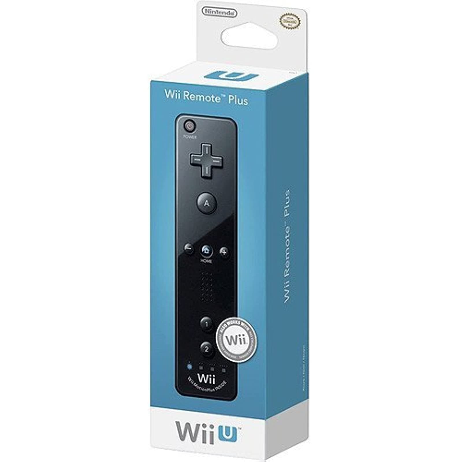 Nintendo Wii Remote Plus, Black (Renewed)