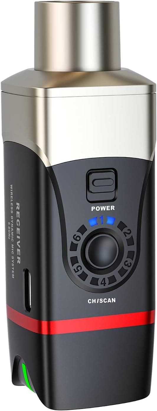Xvive U35 Wireless Microphone System Receiver 5.8GHz Wireless XLR Receiver (U35 RX Only)
