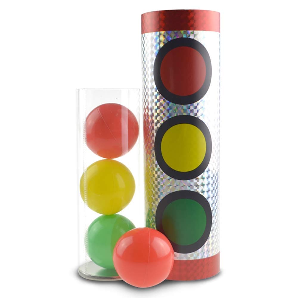 DoowopsMiracle Balls, Magic Ball Traffic Light Color Magic Tricks Close up Stage Classic Illusion Gimmick Prop Funny Mentalism