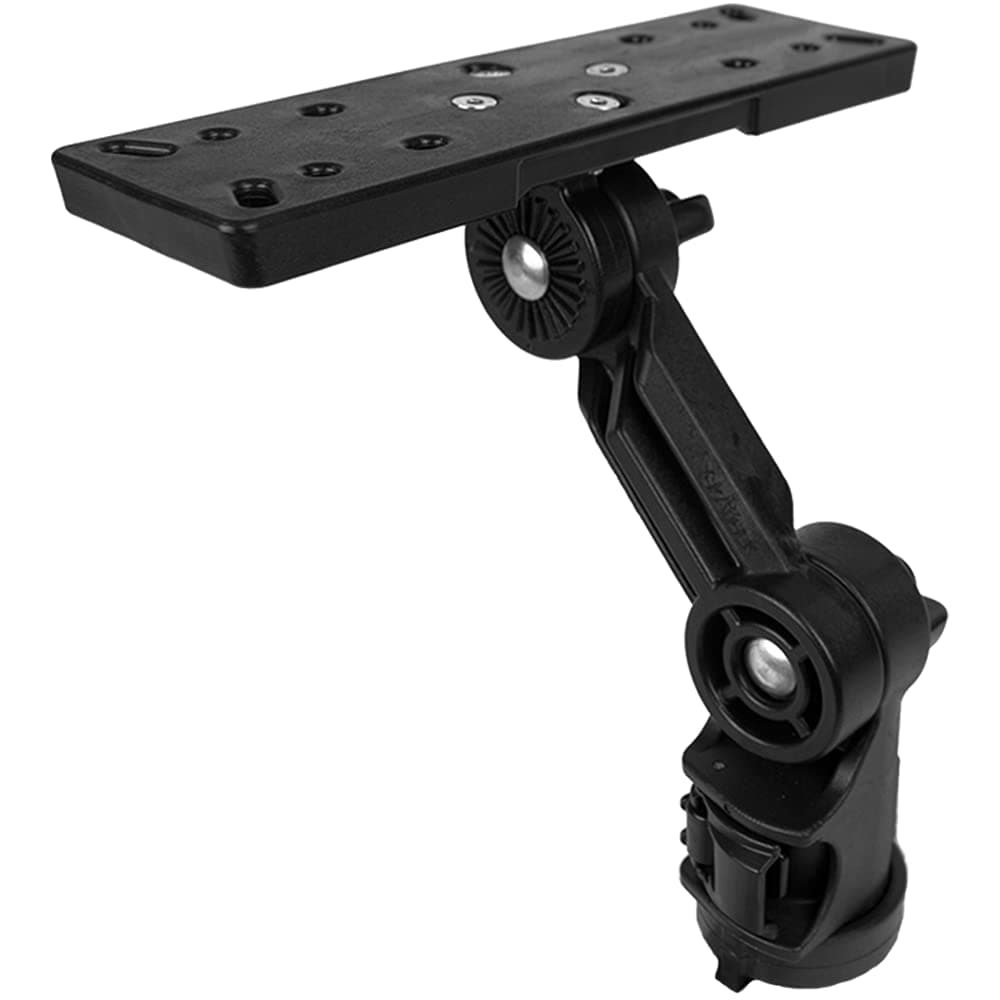 Yakattack Rectangular Fish Finder Mount Track Mounted LocknLoad Mounting System FFP-1003 For Larger Lowrance, Garmin, Raymarine