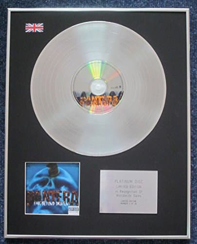 Century Presentations Pantera - Limited Edition CD Platinum LP Disc - Far Beyond Driven