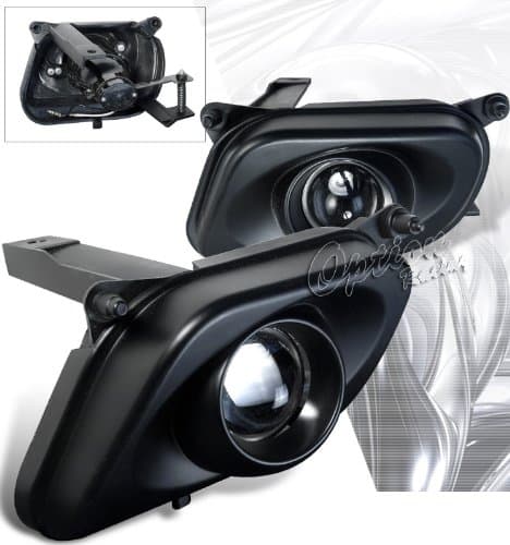 2000 - 2002 MERCEDES BENZ E CLASS - W210 / W208 BLACK PROJECTOR FOG LIGHT KIT