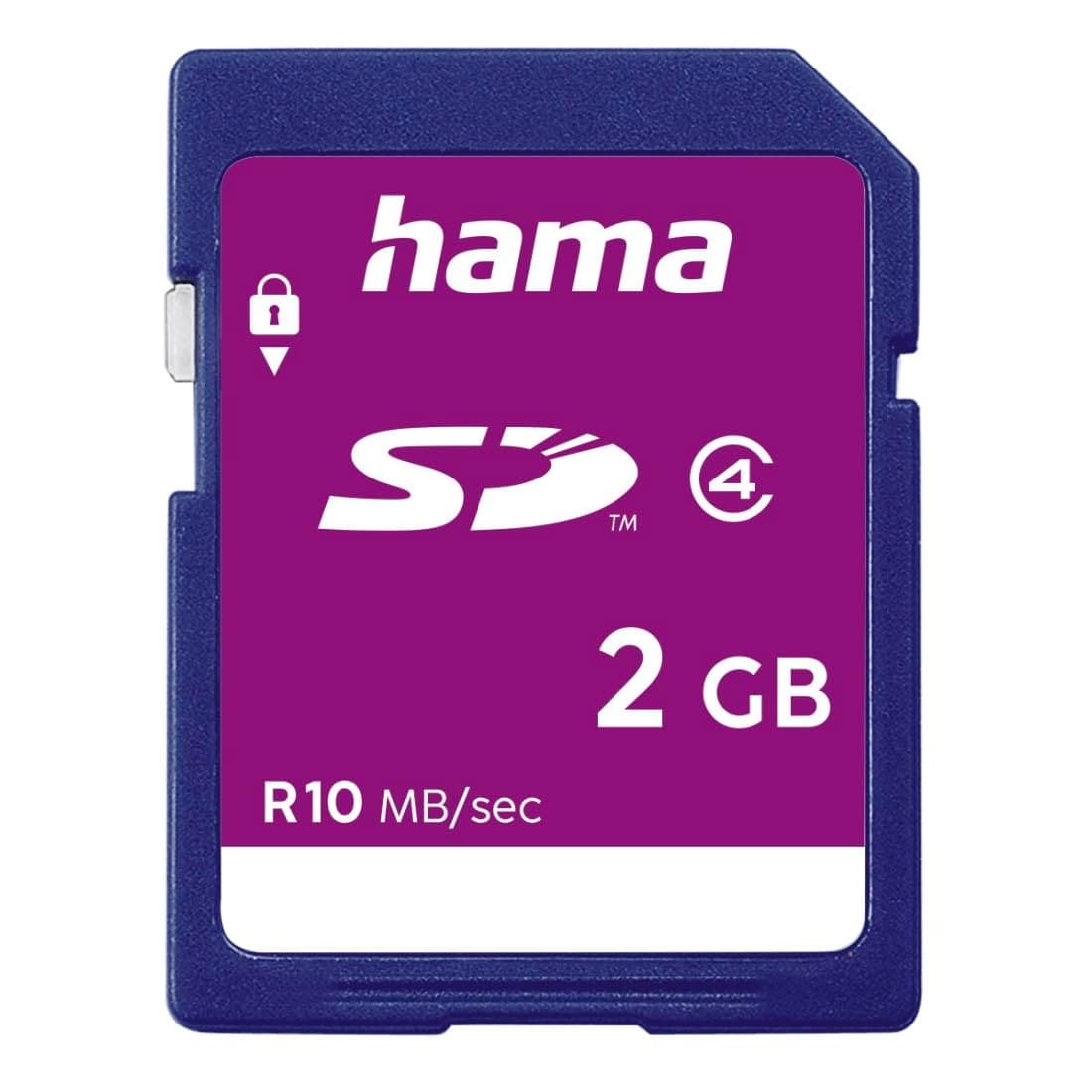 Hama SD Card 2GB Class 4 10mb/s with Write Protection