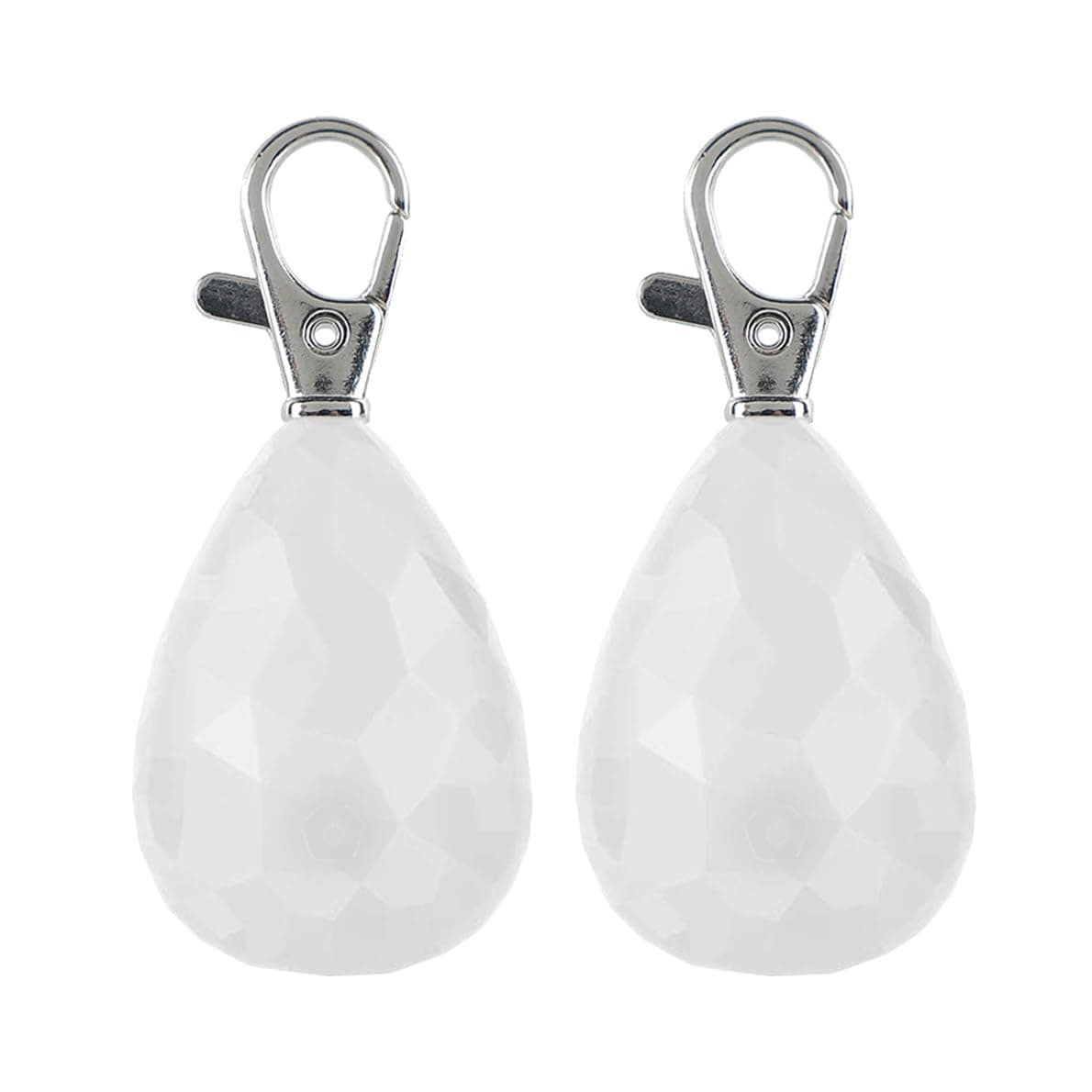 LED dog collar Light 2 Pack, USB Rechargeable Clip-on Flashing Tag Light, 3 Modes for night walking safety