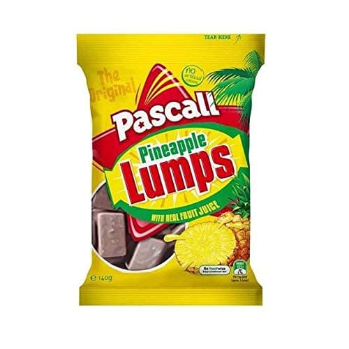 Pascal Pineapple Lumps 120 grams Australian Sweets Candy
