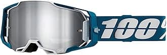 100% ARMEGA Premium Protective Goggle (Albar - Flash Silver Lens)