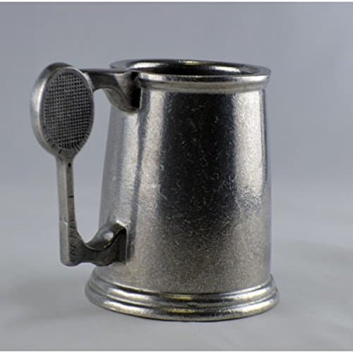 Pewter Tennis Racquet Handle Mug