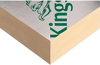 Kingspan / Ectotherm / Celotex P.I.R Insulation 50mm x 2400mm x 1200mm (8ft x 4ft) Insulation Boards (10)
