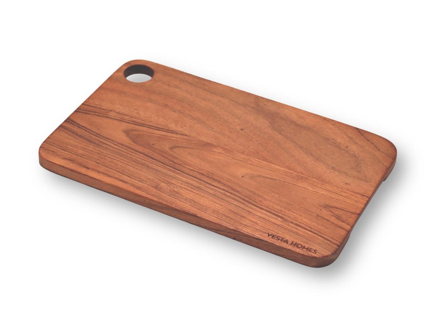 Wooden Chopping Board, Cutting Board, Serving Platter for Kitchen Vegetables, Fruits & Cheese | Natural Acacia Wood | 35x21.5x1.5 cms | Handmade |(Osaka Cutting Board)