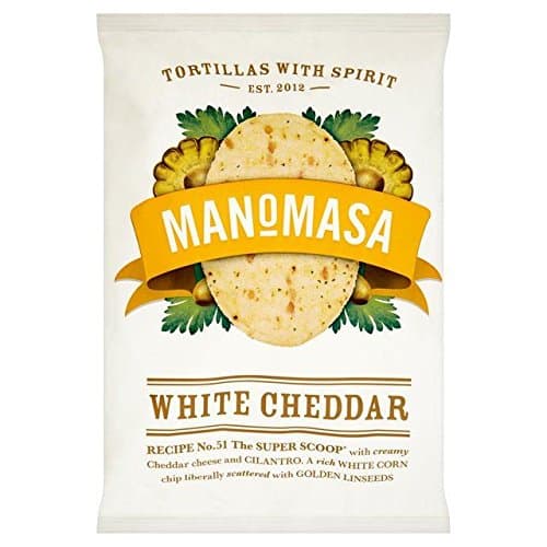 Manomasa White Cheddar Tortilla Chips - 160g