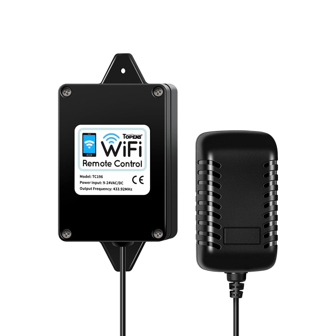 TC196 Tuya WiFi Remote Control for Automatic Swing Sliding Gate Opener Garage Door Opener with iOS and Android App WiFi & Bluetooth Security Gate Controller