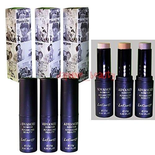 LeKiss Concealer Modify Bright T-zone and C-zone Highlighter Stick 3 COLORS SET