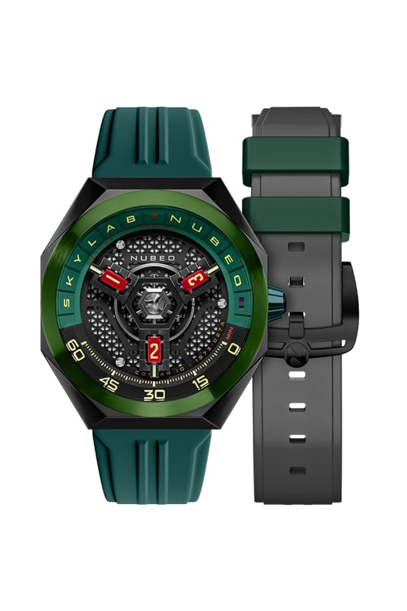 Men's 48mm Skylab Automatic Watch with Solid Stainless Steel Bracelet NB-6083