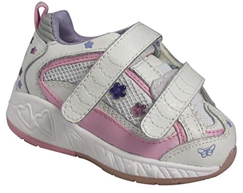 Answer 2 Infants' 222 Two Straps,White/Pink,9.5 W