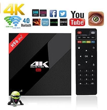 Ohmygod85 H96 Pro Plus Android 6.0 TV Box 3GB RAM 16GB ROM Amlogic S912 Octa Core 4K Smart TV Box WIFI Set Top Box