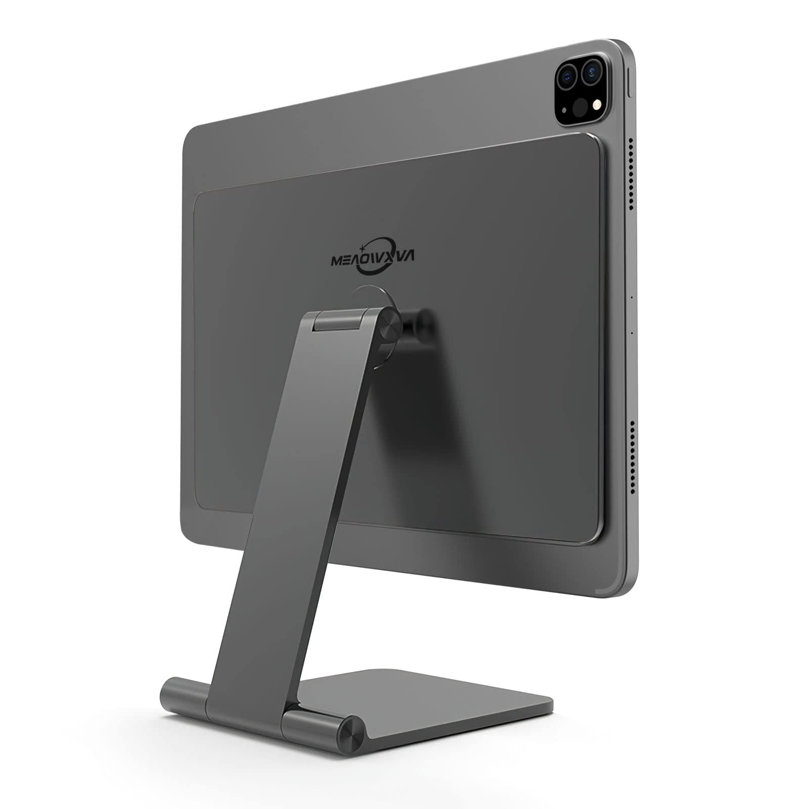 Meaowxva Magnetic iPad Stand Adjustable Floating Foldable Tablet Holder iPad Drawing Desk Stand for Apple iPad Pro 11 Inch 1st/2nd/3rd/4th Gen, iPad Air 4th/ Air 5th