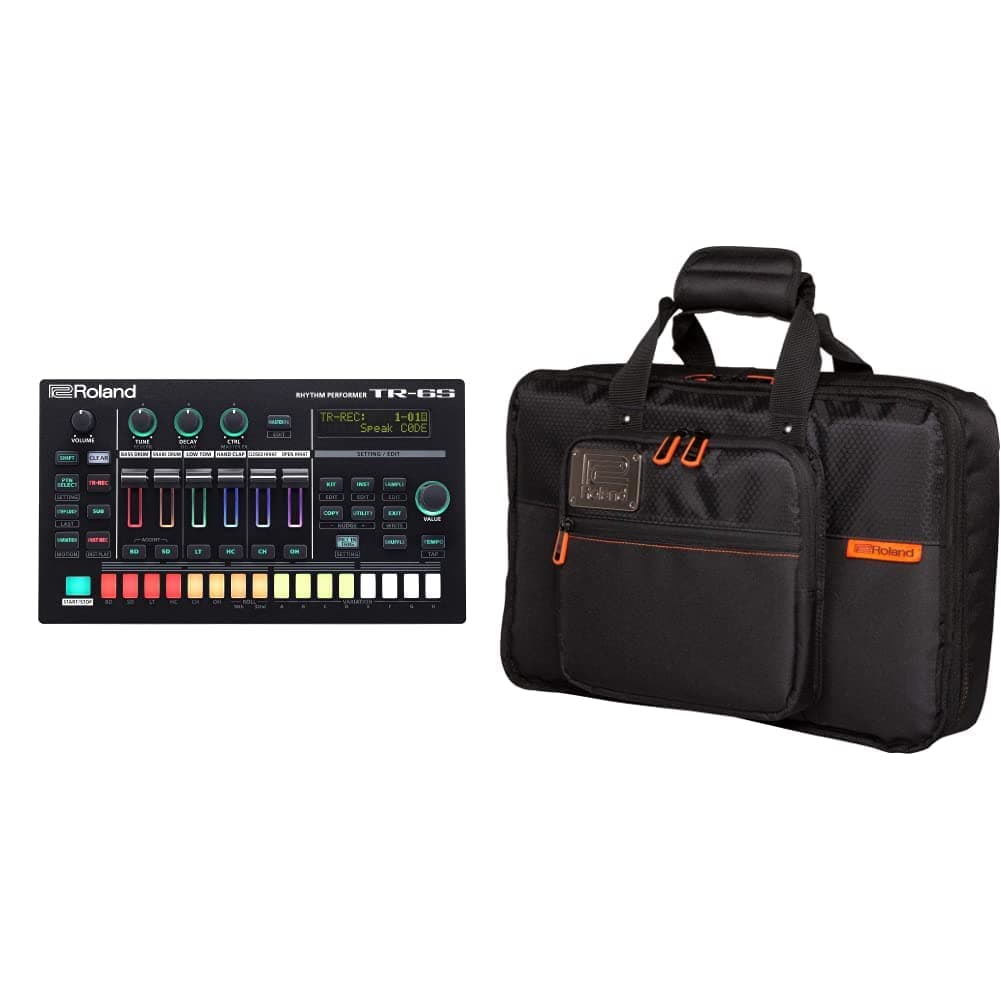 TR-6S Compact Drum Machine with Six tracks of Authentic TR Sounds, Samples, FM Tones, and Effects & CB-BTRMX Black Series Instrument Bag for Tr-8S, Tr-8 and Mx-1