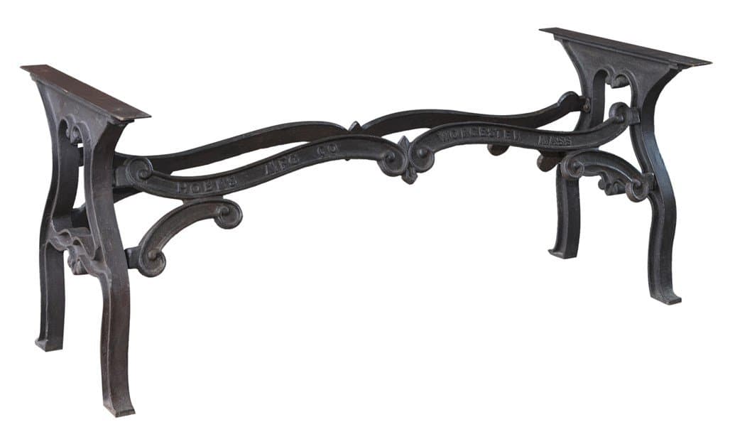 Base pool for table in cast iron L180XPR74XH75 cm