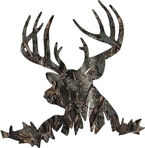 avgrafx Deer Camo Hunting Color Decal 6"