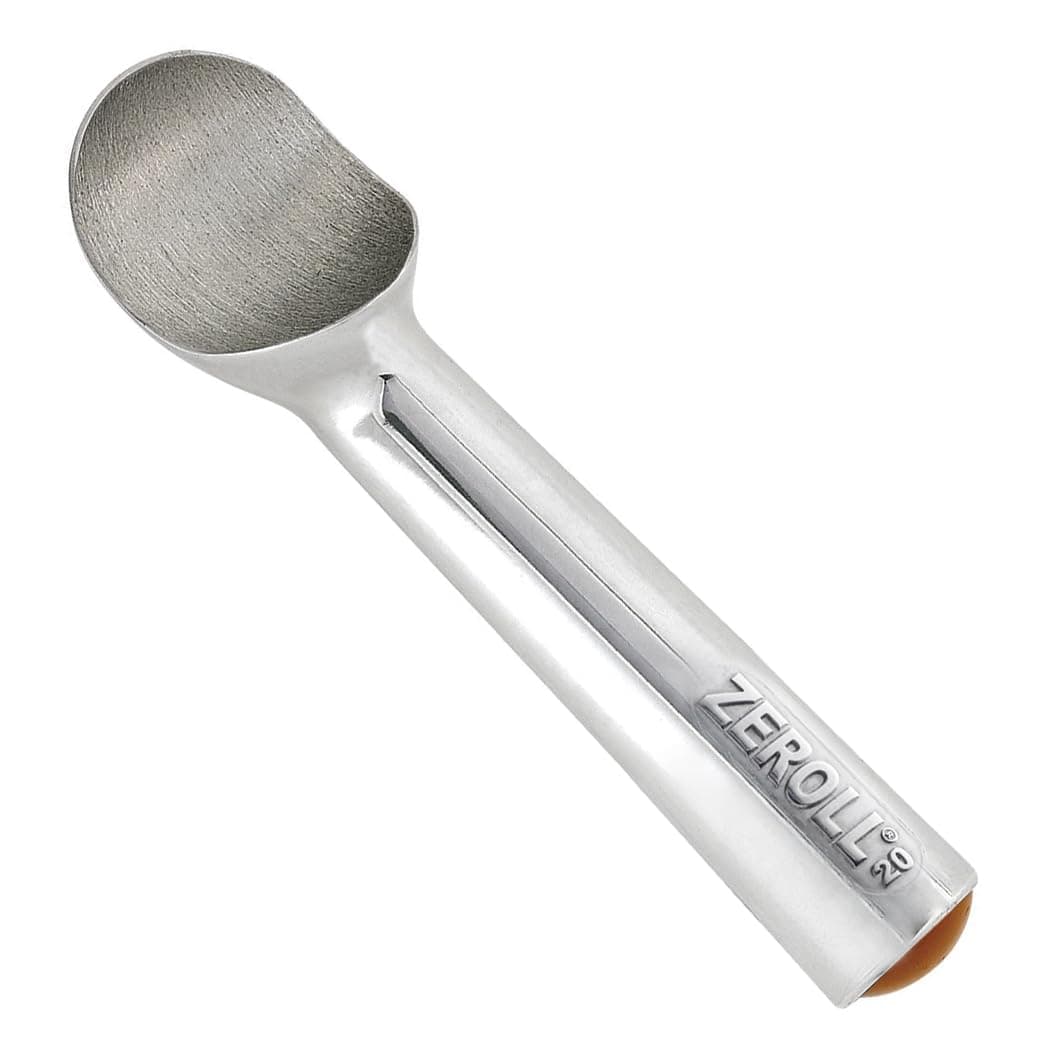 Size 20, in Silver 1020 Original Ice Cream Unique Liquid Filled Heat Conductive Handle Simple One Piece Aluminum Design Easy Release 40 Scoops per, 2-Ounce