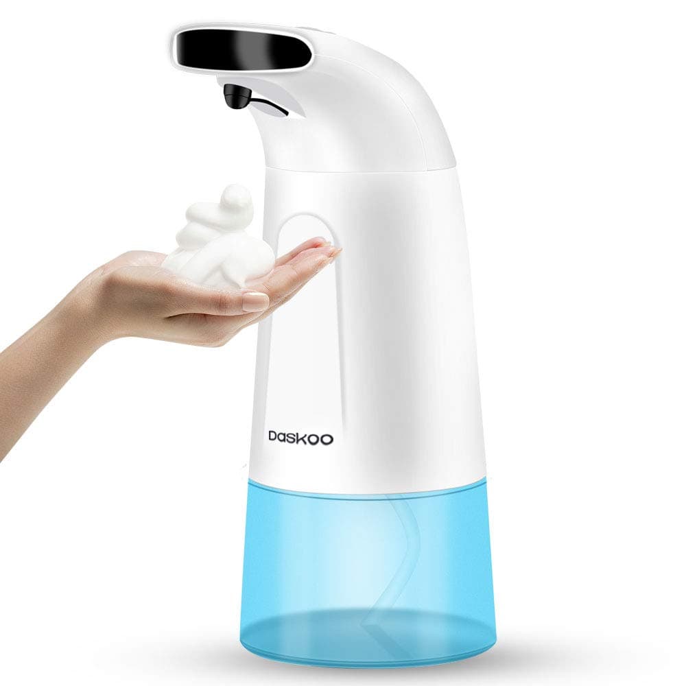 Daskoo Automatic Foam Soap Dispenser, IR Motion Sensor Touchless Foaming Soap Dispensers for Kitchen Bathroom 280ml