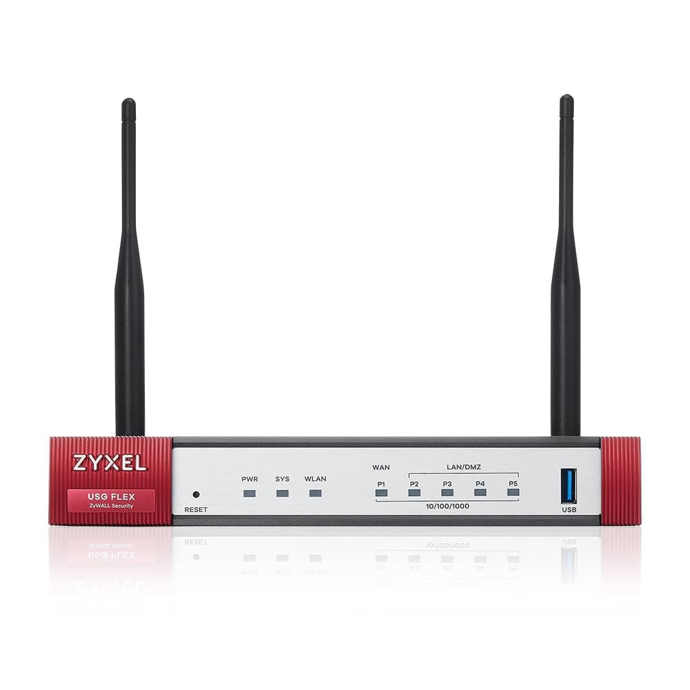 Zyxel USGFLEX50AX ZyWALL VPN Network Security Firewall Router | Hardware Only | Integrated Wifi 6 | Home & Small Business | Up to 25 Users | Nebula Cloud Option