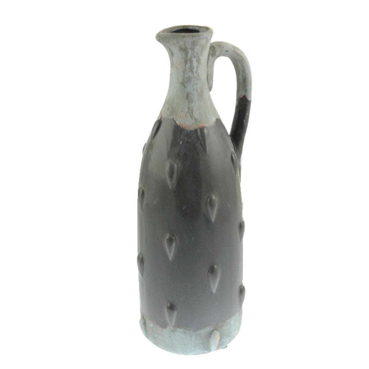 SEASONS DIRECT Aged/Distressed Vase Pitcher/Jug Gray