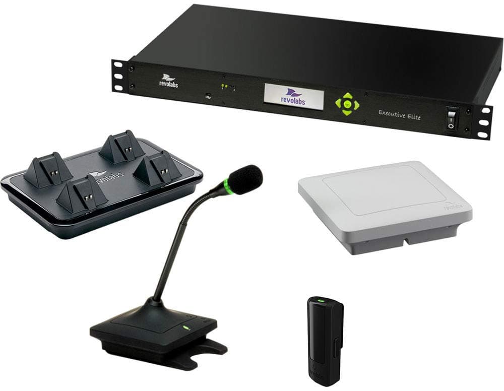 Revolabs Executive Elite 2-Channel Wireless Microphone System, without Mics