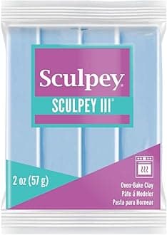 Polyform Sculpey III Polymer Clay 2 Ounces-Sky Blue (S302 1144)