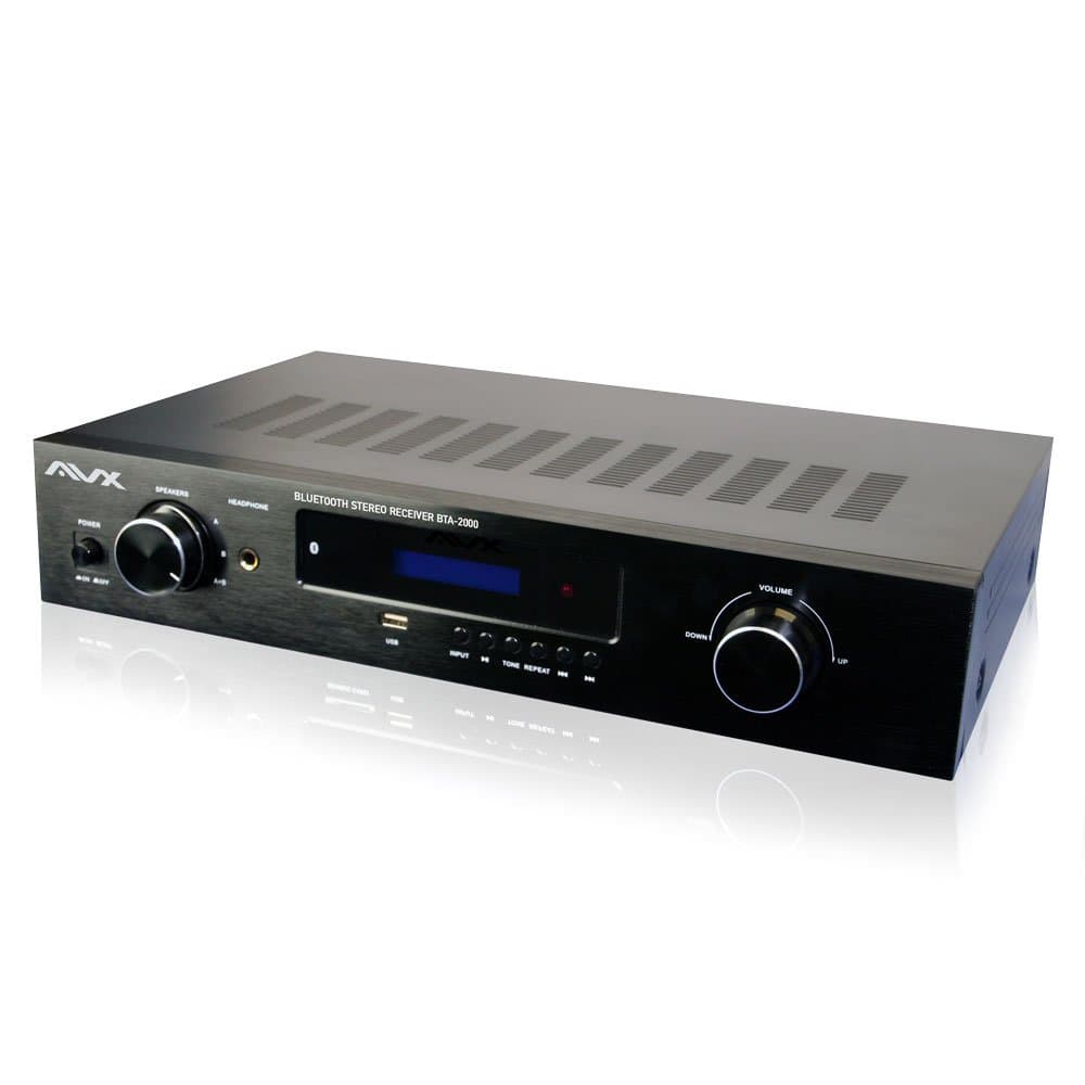 Bluetooth Stereo Receiver w/Phono by AVX Audio, BTA-3000