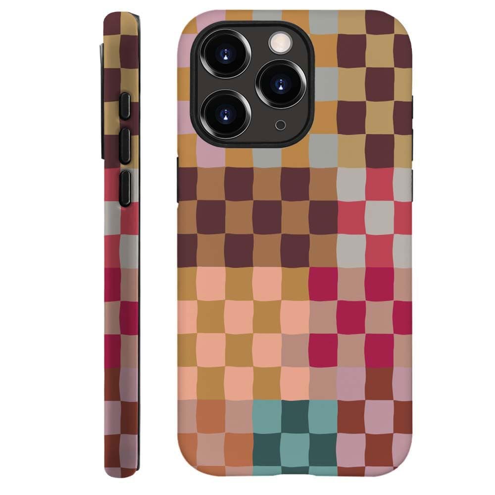 DAIZAG Case Compatible with for iPhone 11 Pro,Vintage Checkerboard Tartan Retro Phone Case for iPhone 11 Pro for Girl Women Boy Men