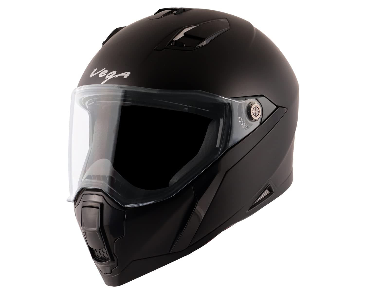 VegaStorm Dull Black Helmet-M