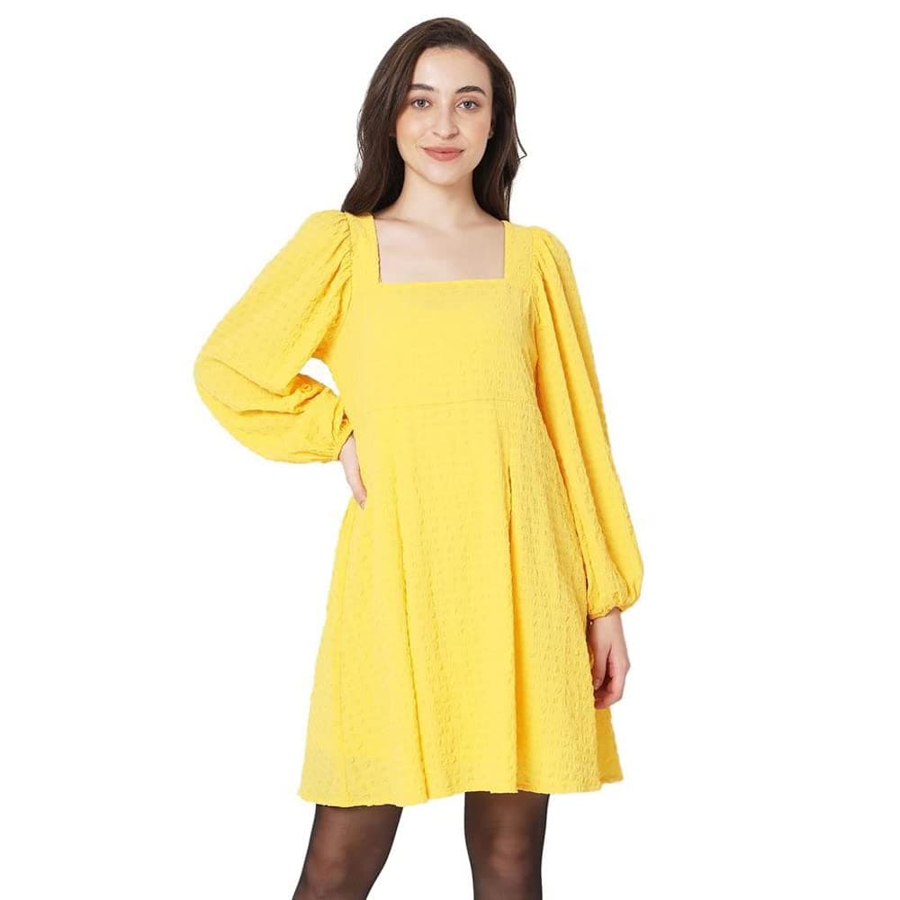 VERO MODAWomen's Mini Polyester A-Line Dress