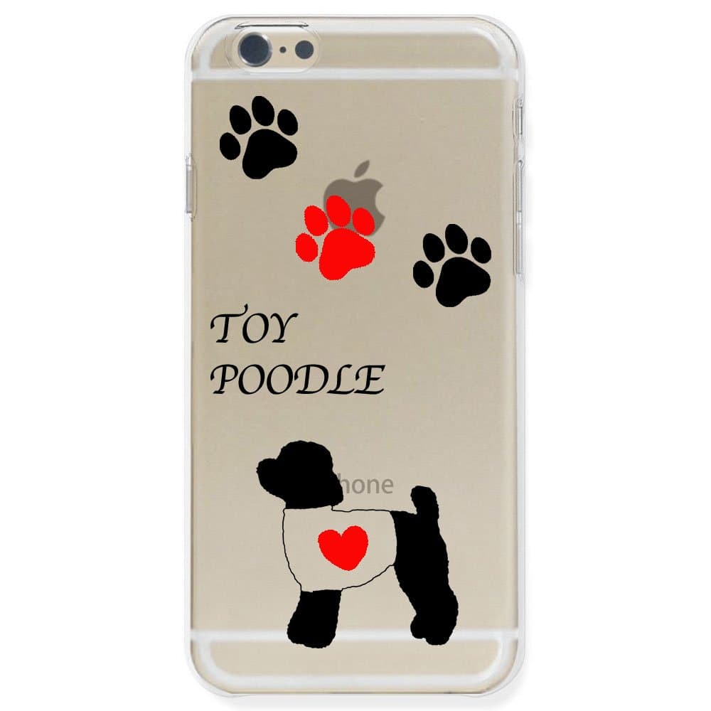 otas iPhone 6s Case Hard Case Polycarbonate Clear Toy Poodle RD 888-52822