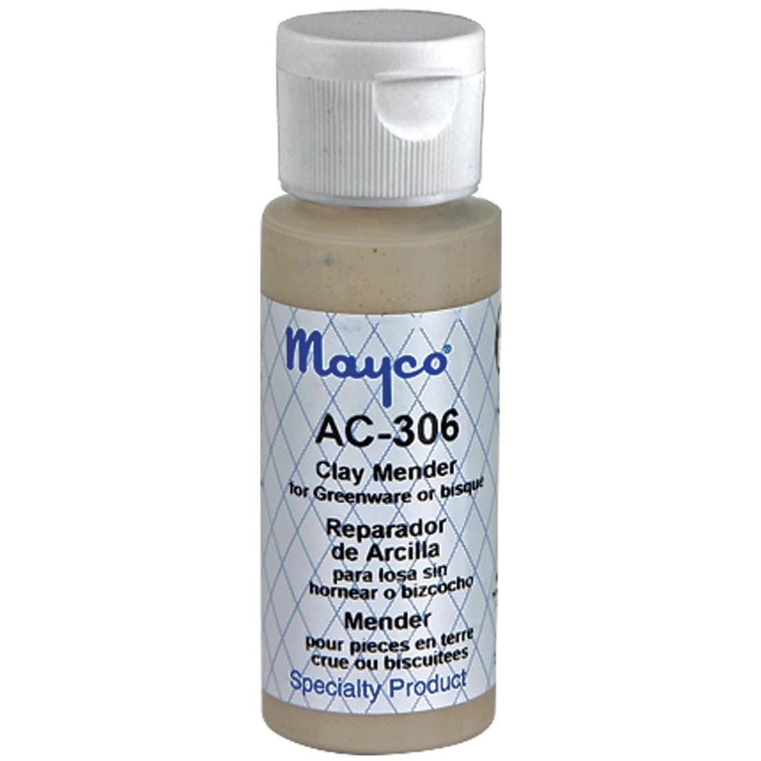 AC306 Clay Mender Bisque Fix for Ceramic Clay or Bisque, 2 oz Bottle