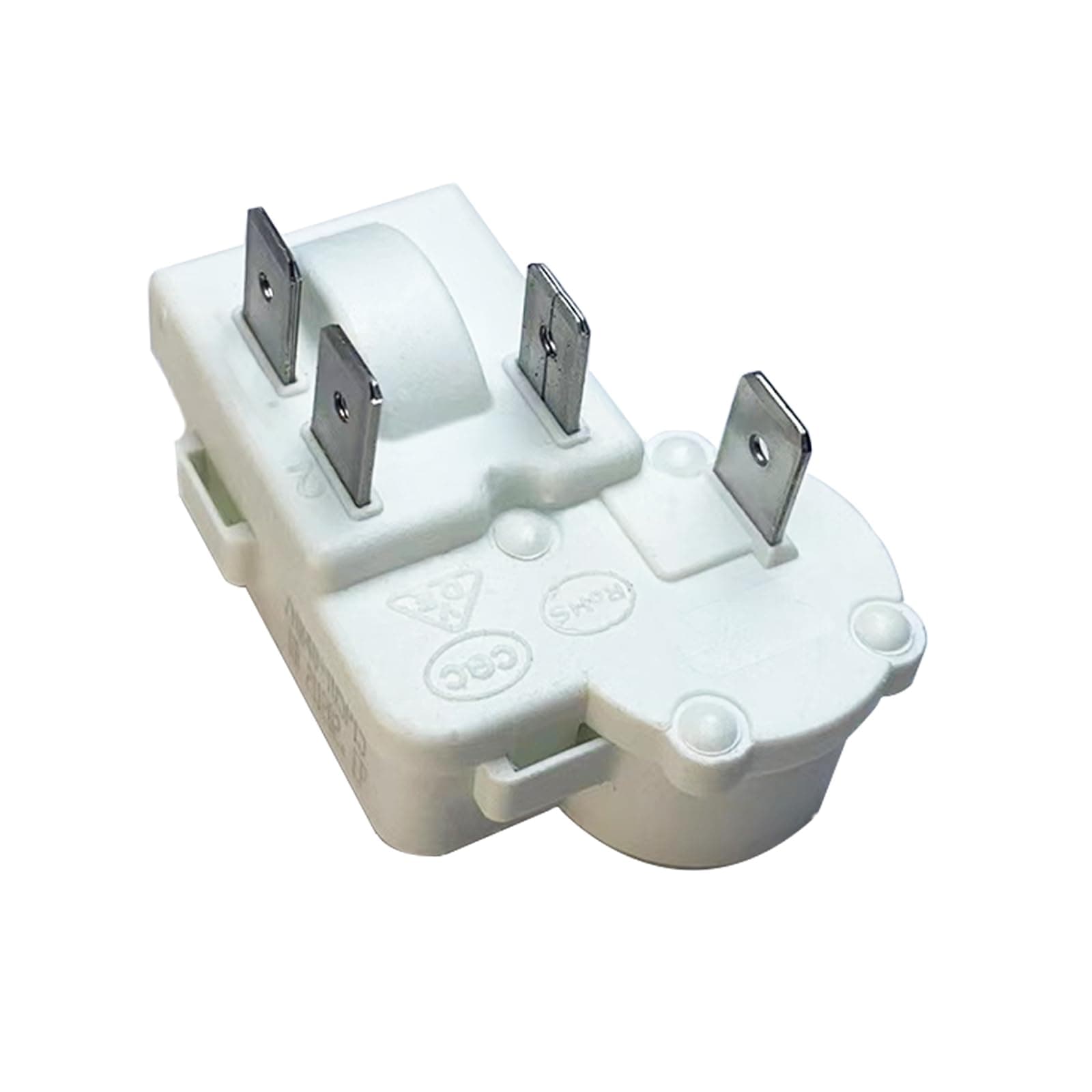 Refrigerator Freezer Compressor PTC Starter Relay, 4 Pins Over Load Protector Accessories Compatible ZHB Series ZHB88-125P4.7 ZHB35-120P15 ZHB60-120P15 ZHB69-120P15 ZHB60-120P4.7