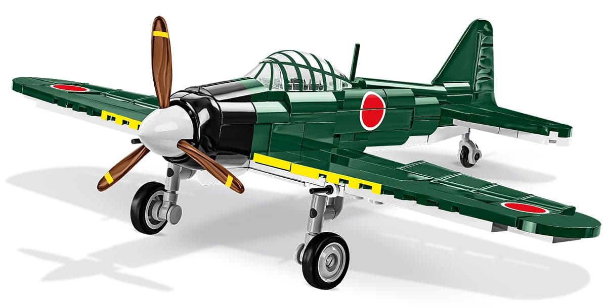 COBI Kobi Block Zero Fighter A6M2 Zero Fighter Japanese Navy Fighter Aircraft Model 1/48 Scale 166 Pieces [MADE IN EU] Genuine Product 5861