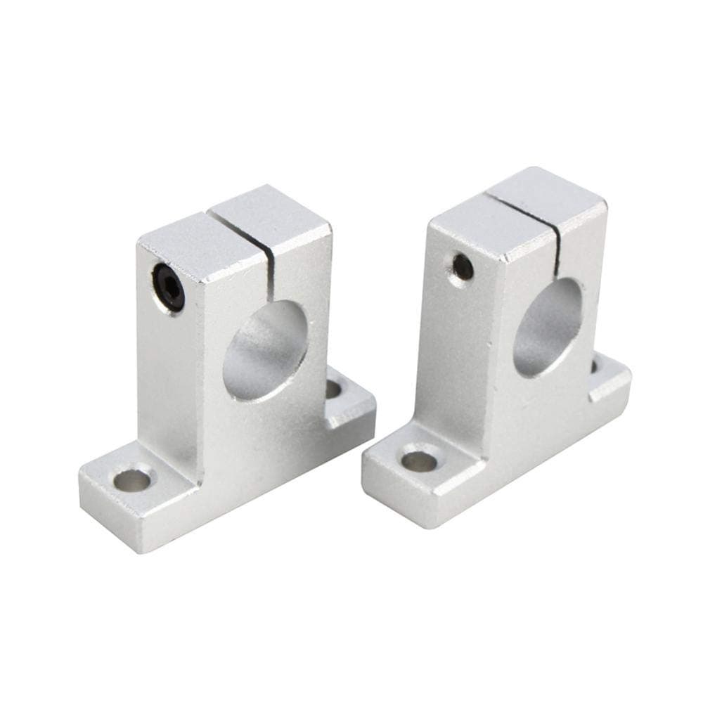 SK16 16mm Linear Rail Shaft Support, 2Pcs 16mm Linear Rail Shaft Guide Support Bracket Vertical Optical Axis Holder for XYZ Table CNC other electronic components sk16