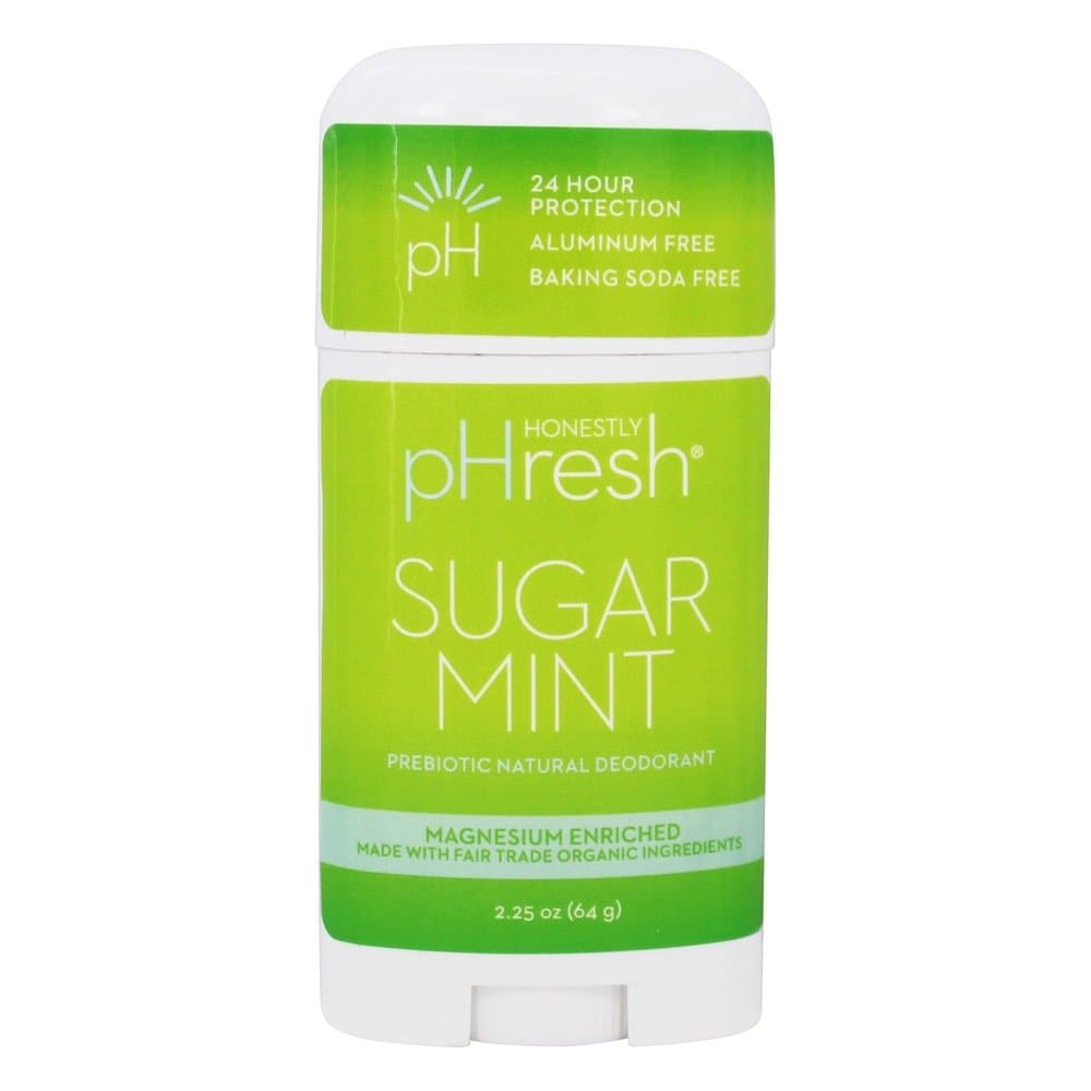 pHresh 100% Natural Deodorant Stick Sugar Mint 2.25 Ounces by Sparklehearts