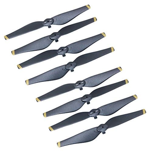 PENIVO 8pcs Mavic Propeller Set,Quick Release Propellers for DJI Mavic Air Drone Accessories (8pcs Yellow Stripes)