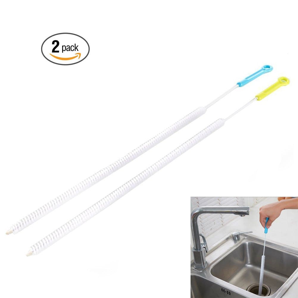 Topbeu 2PCS Sink Cleaning Brush Drain Cleaner Tool